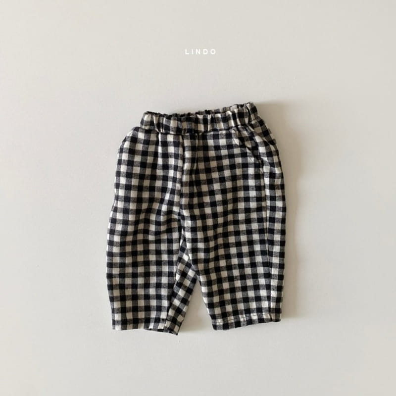 LINDO - Korean Children Fashion - #Kfashion4kids - Momo Check Pants - 2