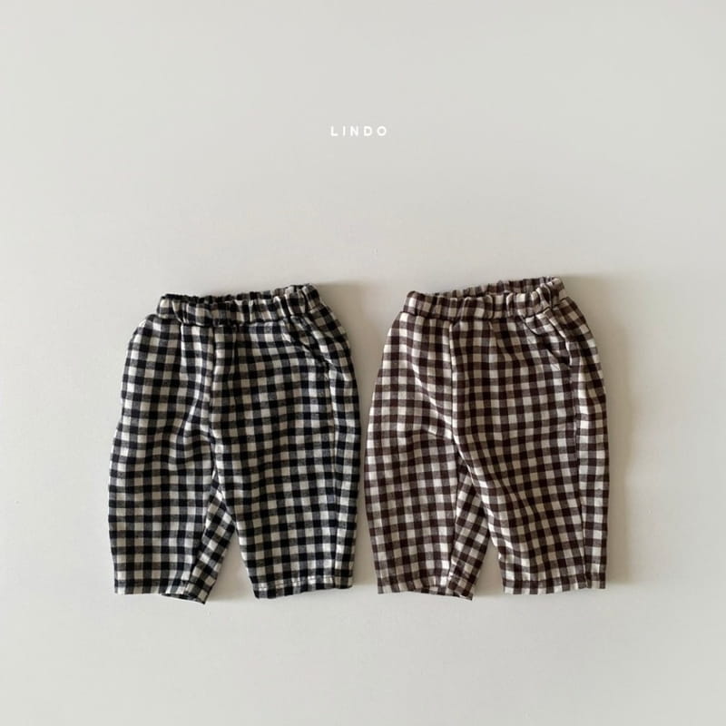 LINDO - Korean Children Fashion - #Kfashion4kids - Momo Check Pants - 5