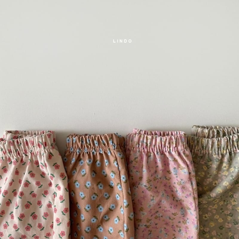 LINDO - Korean Children Fashion - #Kfashion4kids - Lovely Flower Slacks - 10