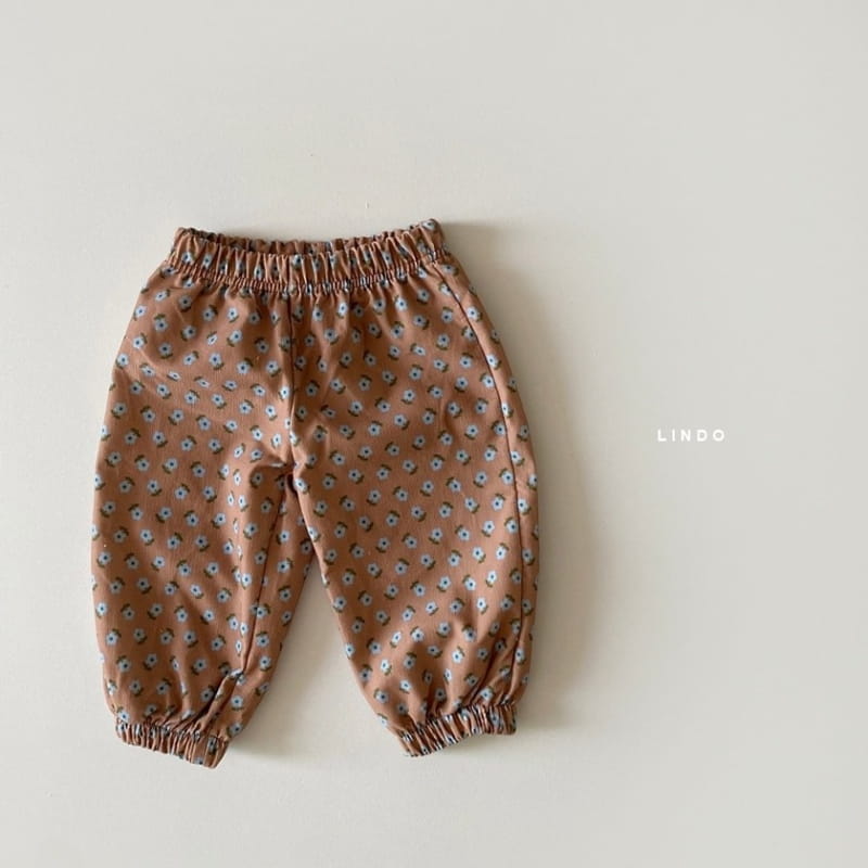 LINDO - Korean Children Fashion - #Kfashion4kids - Lovely Flower Slacks - 12