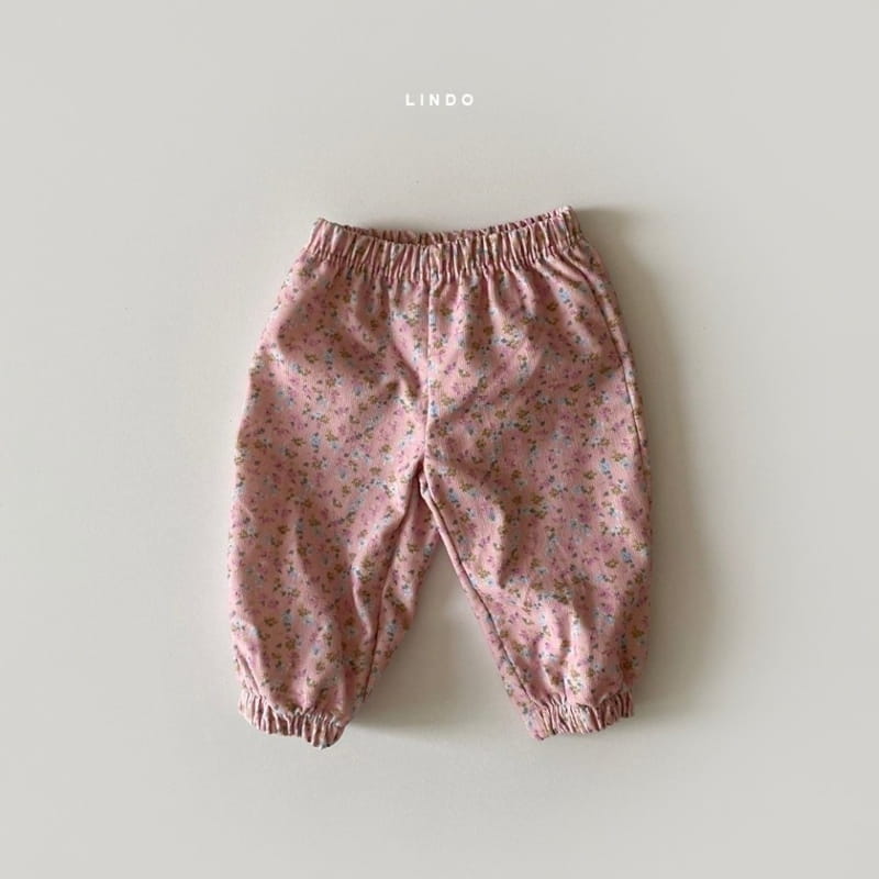 LINDO - Korean Children Fashion - #Kfashion4kids - Lovely Flower Slacks - 3