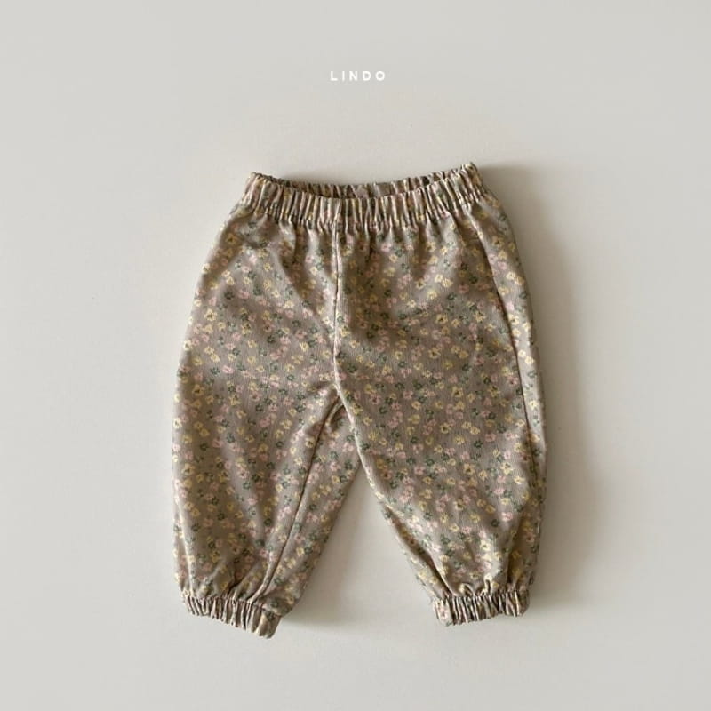 LINDO - Korean Children Fashion - #Kfashion4kids - Lovely Flower Slacks - 4