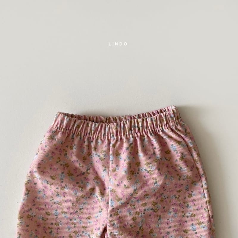 LINDO - Korean Children Fashion - #Kfashion4kids - Lovely Flower Slacks - 8