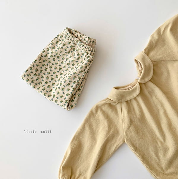 LITTLE COLLI - Korean Children Fashion - #Kfashion4kids - Bebe Small Flower Rib Bloomer