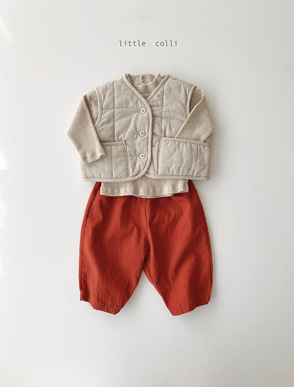 LITTLE COLLI - Korean Children Fashion - #Kfashion4kids - Bebe Basic Vest - 9