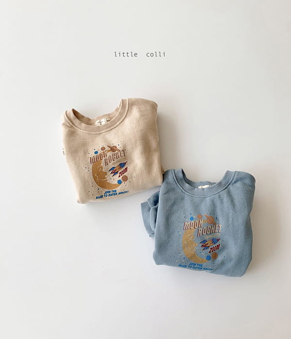 LITTLE COLLI - Korean Children Fashion - #Kfashion4kids - Bebe Rocket Sweatshirt
