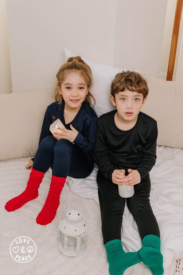 LOVE AND PEACE - Korean Children Fashion - #Kfashion4kids - Heat Warm Easywear - 2