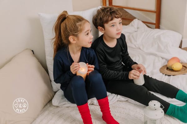 LOVE AND PEACE - Korean Children Fashion - #Kfashion4kids - Heat Warm Easywear - 3