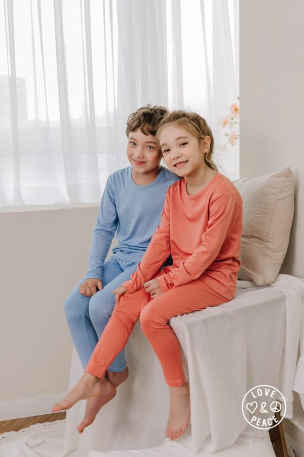 LOVE AND PEACE - Korean Children Fashion - #Kfashion4kids - Heat Warm Easywear - 6