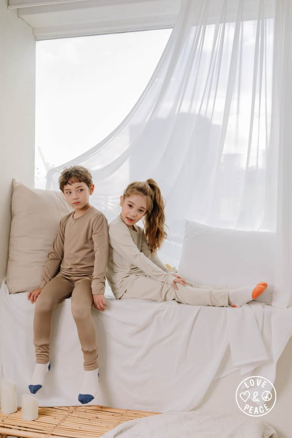 LOVE AND PEACE - Korean Children Fashion - #Kfashion4kids - Heat Warm Easywear - 8