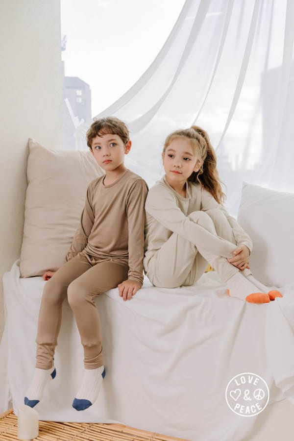 LOVE AND PEACE - Korean Children Fashion - #Kfashion4kids - Heat Warm Easywear - 9