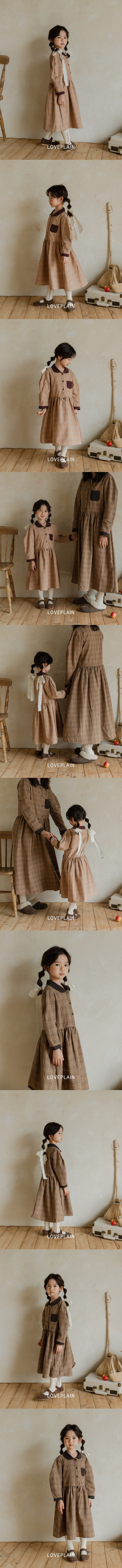 LOVE PLAIN - Korean Children Fashion - #Kfashion4kids - Emotion Check One-piece with Mom