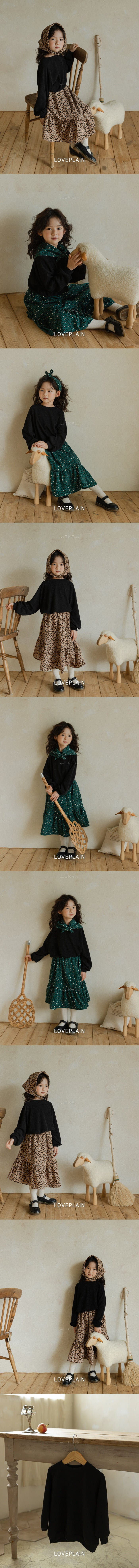 LOVE PLAIN - Korean Children Fashion - #Kfashion4kids - Simple Black Knit Tee