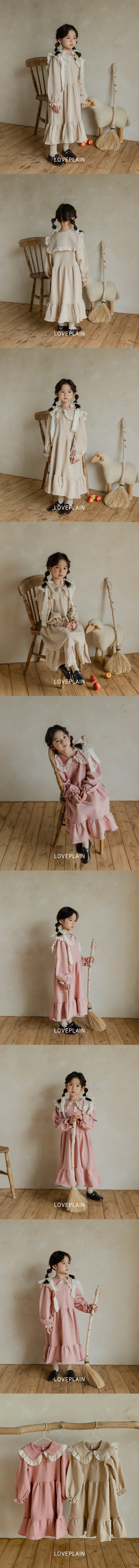LOVE PLAIN - Korean Children Fashion - #Kfashion4kids - Pure One-piece