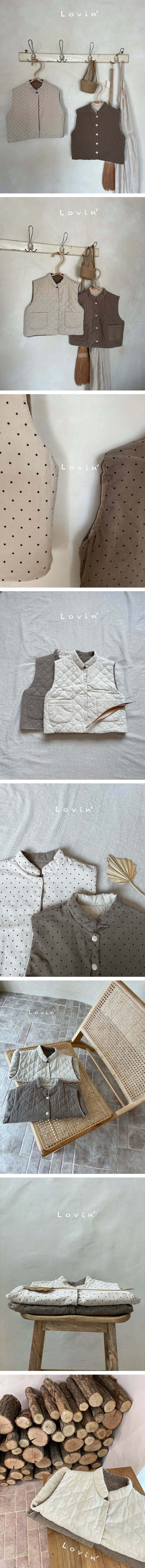 LOVIN - Korean Children Fashion - #Kfashion4kids - Quilting Reversible Vest