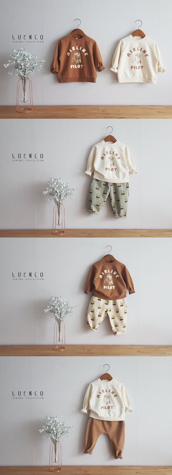 LUENCO - Korean Children Fashion - #Kfashion4kids - Airline Sweatshirt