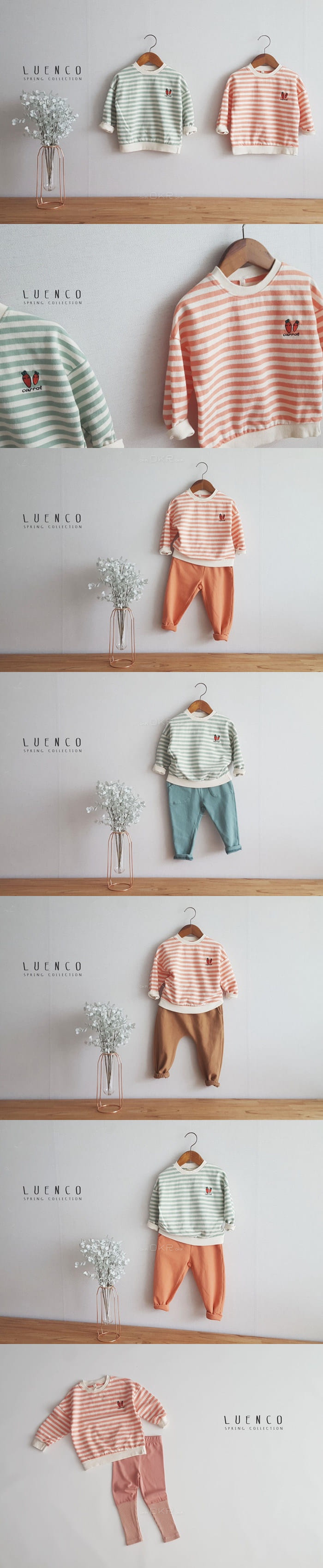 LUENCO - Korean Children Fashion - #Kfashion4kids - Carrot Embroidery Tee
