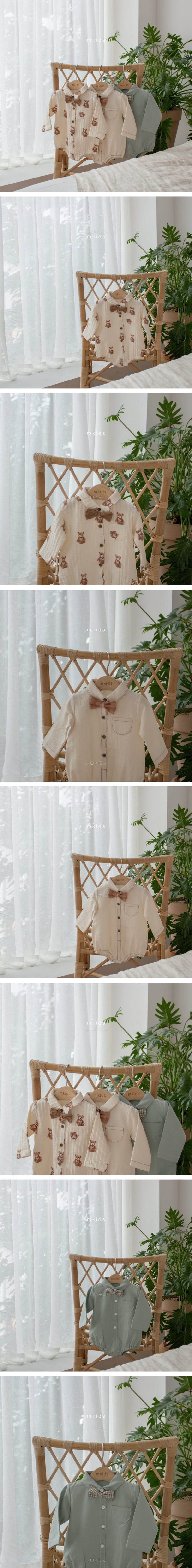M KIDS - Korean Children Fashion - #Kfashion4kids - Best Tie Bodysuit