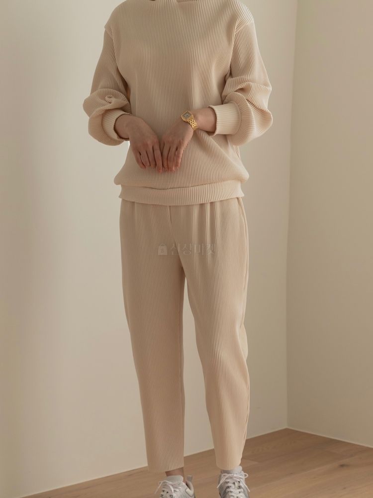 MERRY J - Korean Children Fashion - #Kfashion4kids - Pleats Semi Baggy Pants - 2