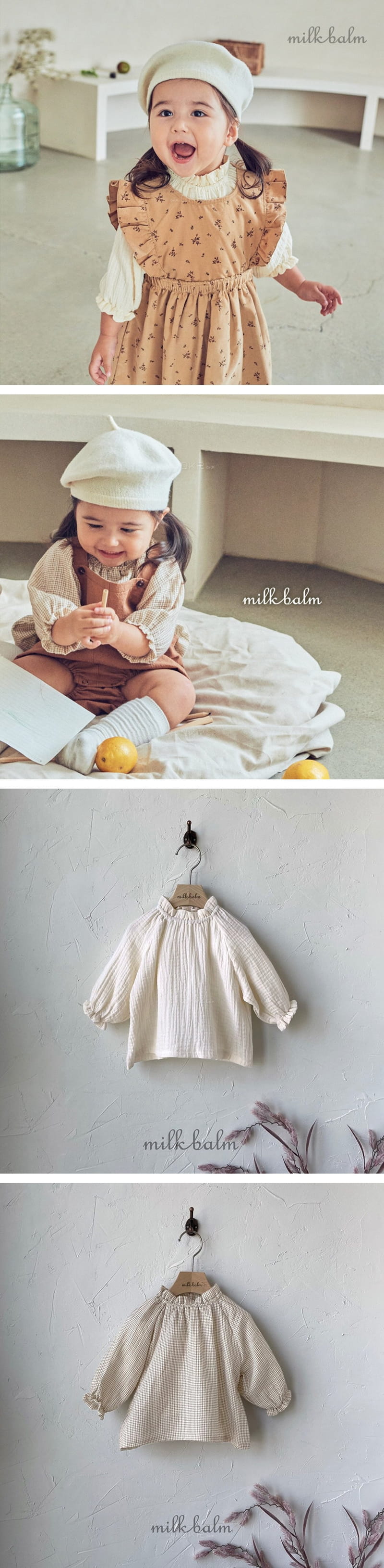 MILK BALM - Korean Children Fashion - #Kfashion4kids - Milk Blouse