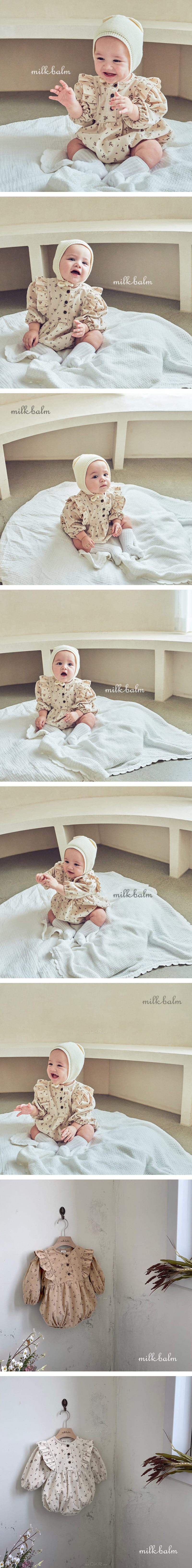 MILK BALM - Korean Children Fashion - #Kfashion4kids - Milk Frill Bodysuit