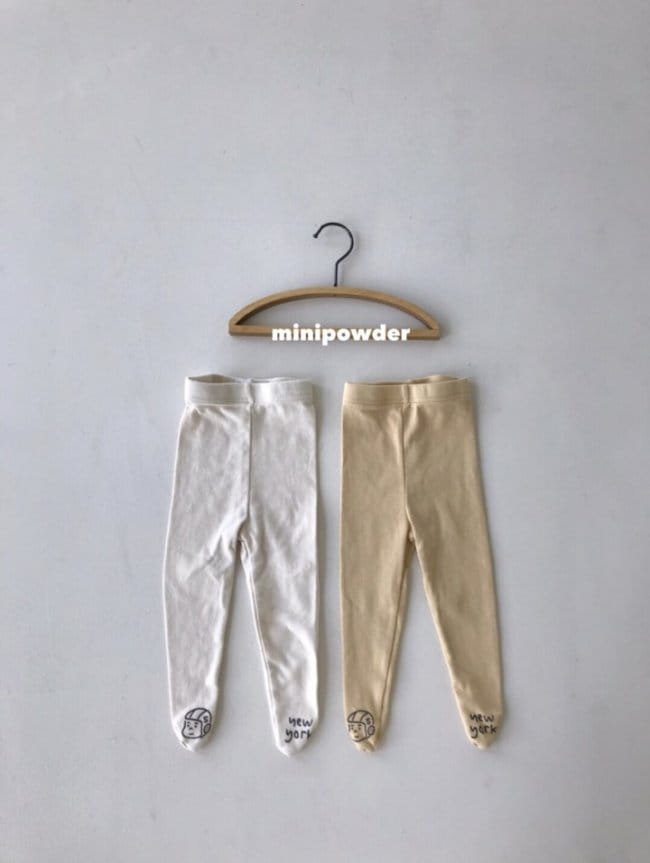 MINI POWDER - Korean Children Fashion - #Kfashion4kids - New York Foot Leggings - 11