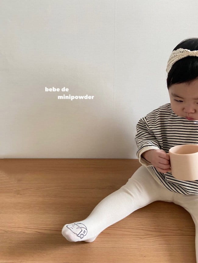 MINI POWDER - Korean Children Fashion - #Kfashion4kids - Bebe Stripes Pocket Sweatshirt - 3