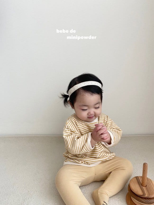 MINI POWDER - Korean Children Fashion - #Kfashion4kids - Bebe Stripes Pocket Sweatshirt - 9