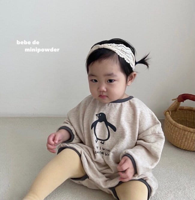 MINI POWDER - Korean Children Fashion - #Kfashion4kids - Penguin Bodysuit