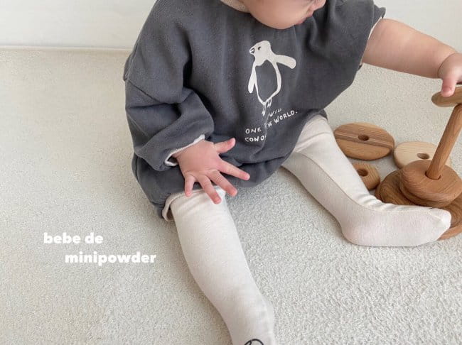 MINI POWDER - Korean Children Fashion - #Kfashion4kids - Penguin Bodysuit - 10