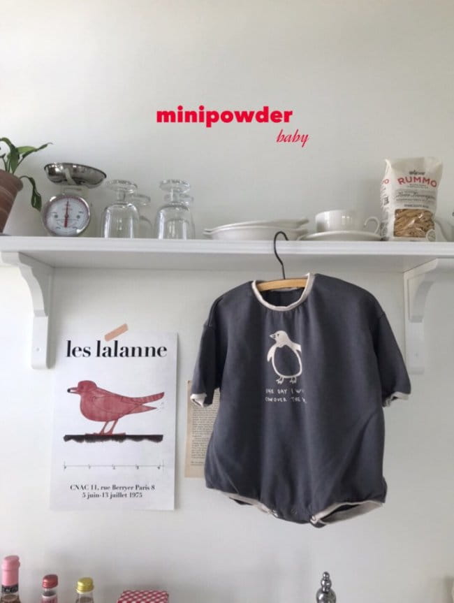 MINI POWDER - Korean Children Fashion - #Kfashion4kids - Penguin Bodysuit - 2