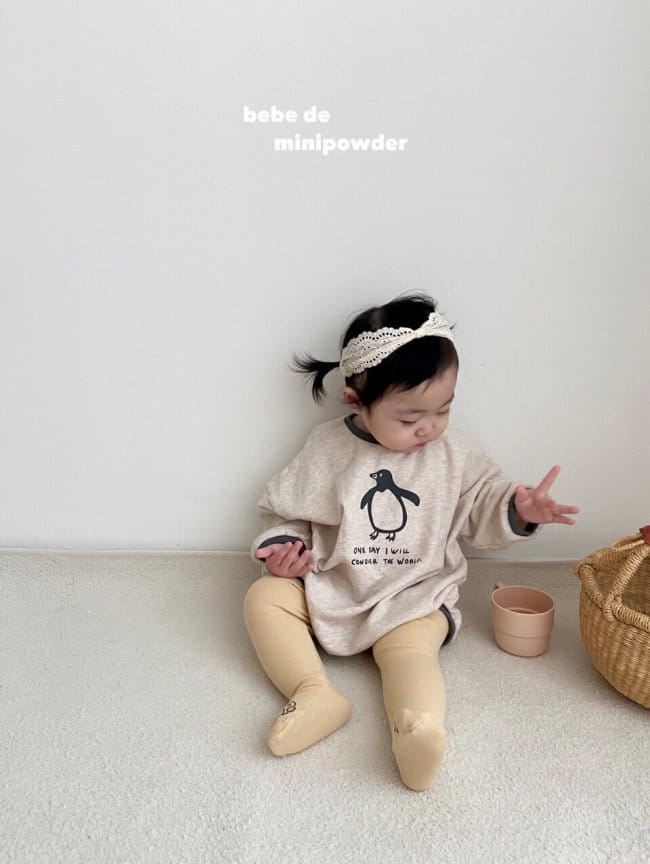 MINI POWDER - Korean Children Fashion - #Kfashion4kids - Penguin Bodysuit - 3