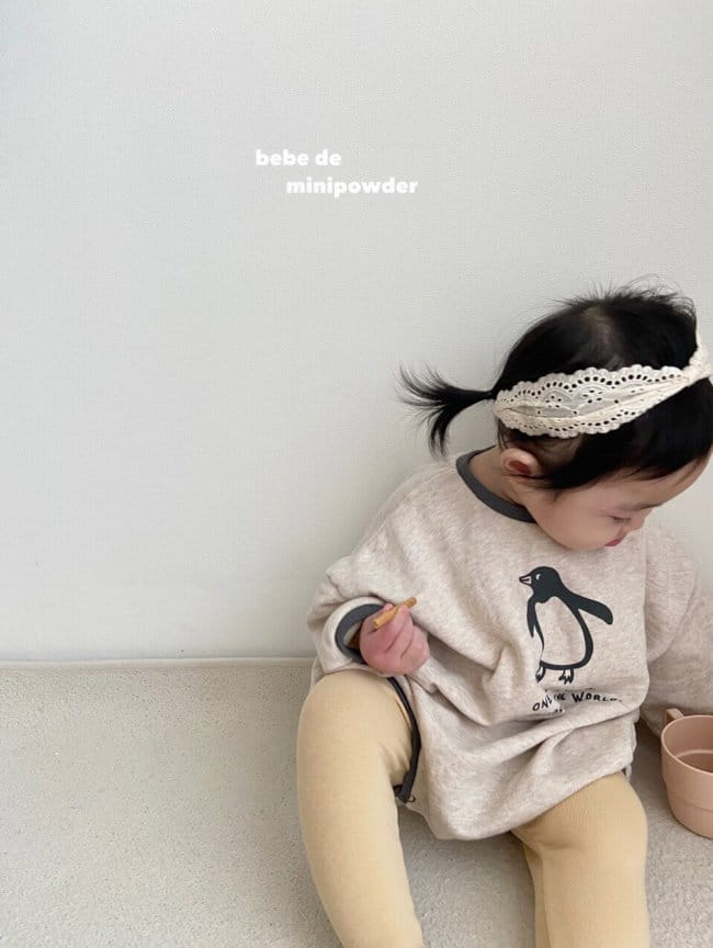 MINI POWDER - Korean Children Fashion - #Kfashion4kids - Penguin Bodysuit - 7