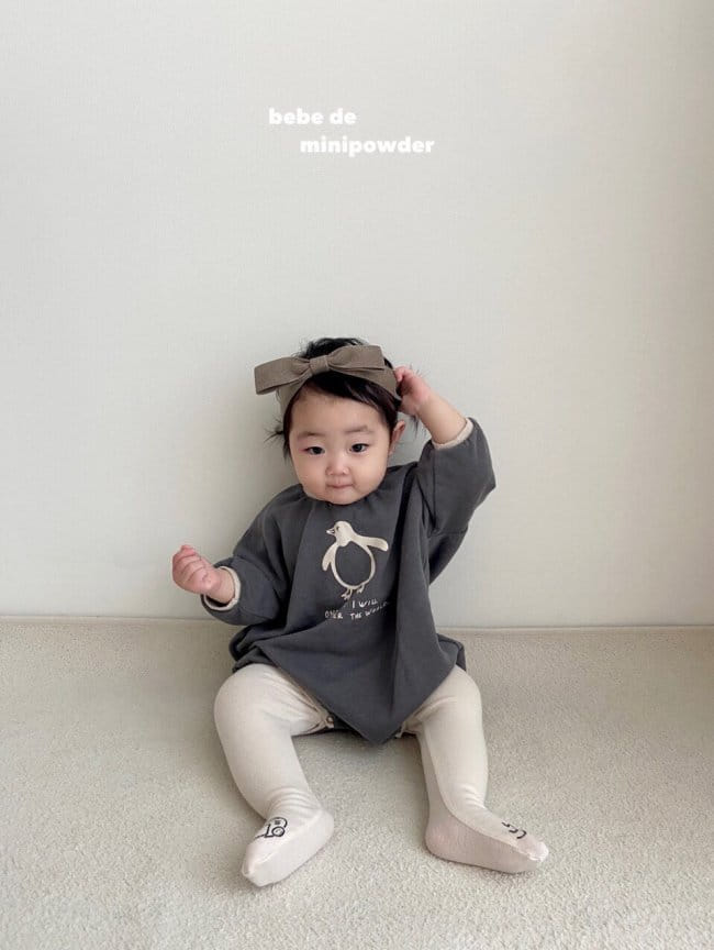 MINI POWDER - Korean Children Fashion - #Kfashion4kids - Penguin Bodysuit - 9