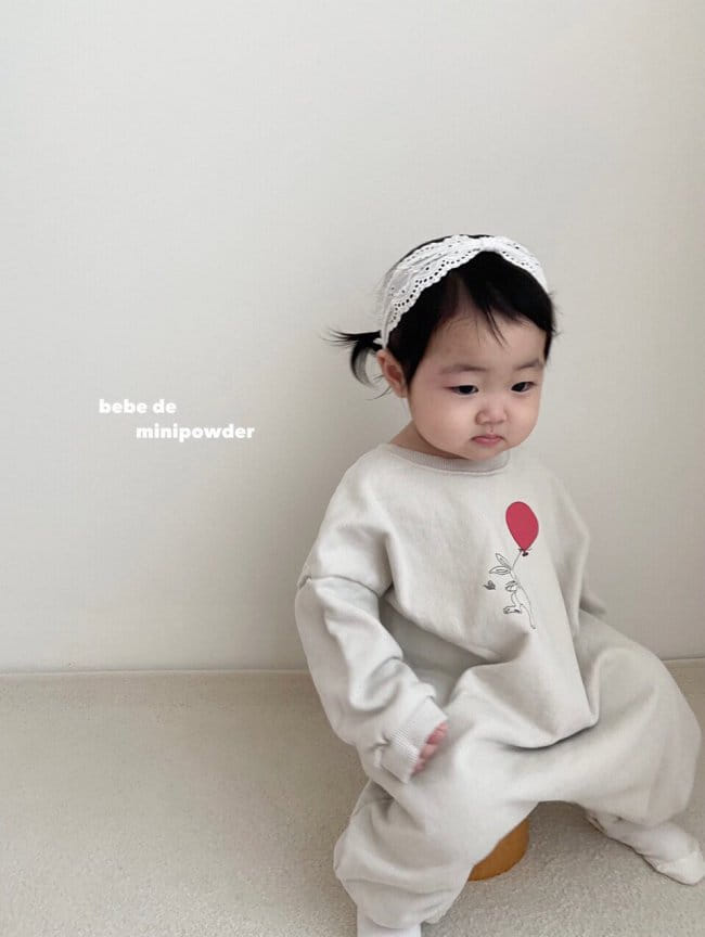 MINI POWDER - Korean Children Fashion - #Kfashion4kids - Rabbit Balloon Bodysuit - 10
