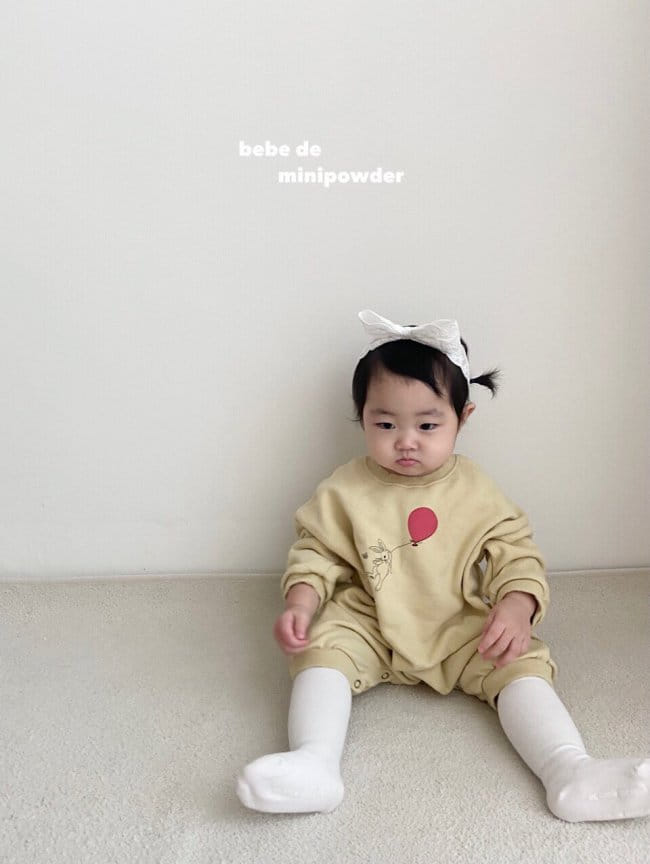 MINI POWDER - Korean Children Fashion - #Kfashion4kids - Rabbit Balloon Bodysuit - 3