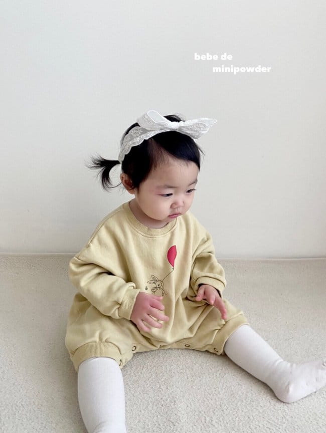 MINI POWDER - Korean Children Fashion - #Kfashion4kids - Rabbit Balloon Bodysuit - 5