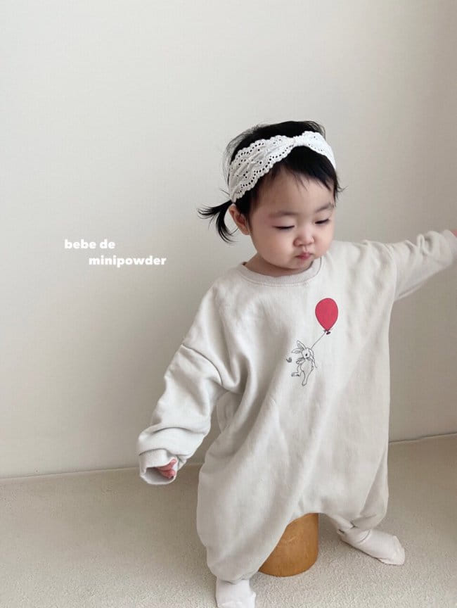 MINI POWDER - Korean Children Fashion - #Kfashion4kids - Rabbit Balloon Bodysuit - 7