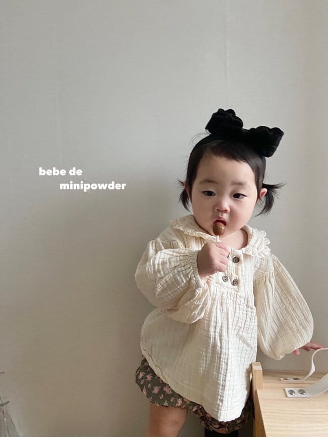 MINI POWDER - Korean Children Fashion - #Kfashion4kids - Callor Lace Blouse