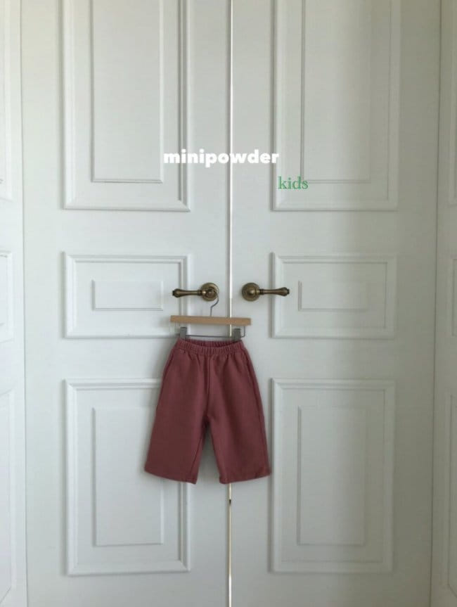 MINI POWDER - Korean Children Fashion - #Kfashion4kids - Capri Straight Pants - 12