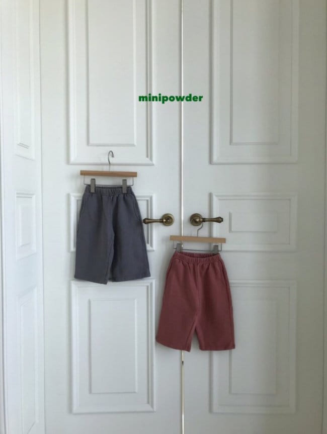MINI POWDER - Korean Children Fashion - #Kfashion4kids - Capri Straight Pants - 3