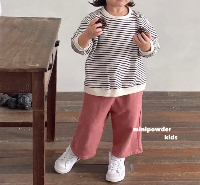 MINI POWDER - Korean Children Fashion - #Kfashion4kids - Capri Straight Pants - 9