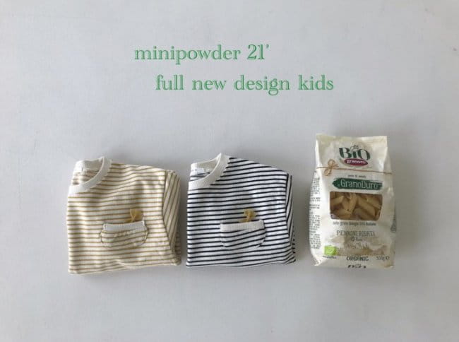 MINI POWDER - Korean Children Fashion - #Kfashion4kids - Stripes Pocket Sweatshirt