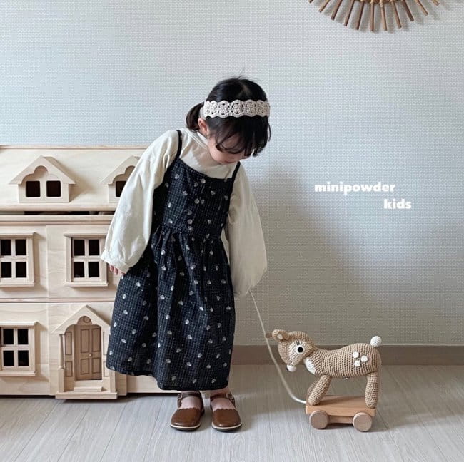 MINI POWDER - Korean Children Fashion - #Kfashion4kids - Apron One-piece