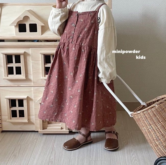 MINI POWDER - Korean Children Fashion - #Kfashion4kids - Apron One-piece - 10