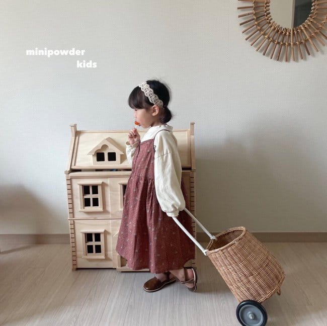 MINI POWDER - Korean Children Fashion - #Kfashion4kids - Apron One-piece - 11