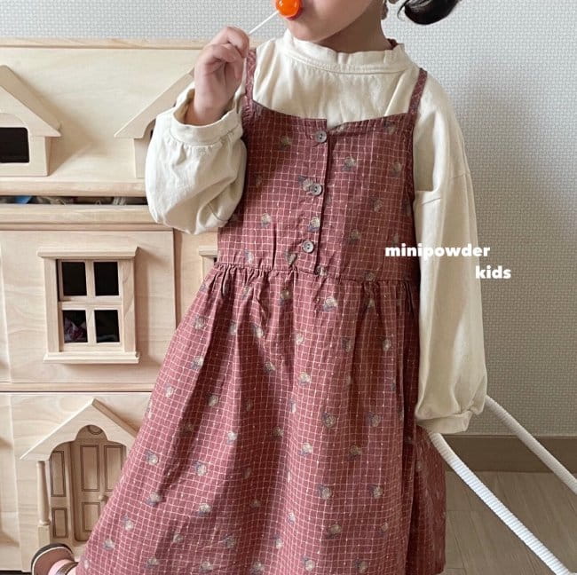 MINI POWDER - Korean Children Fashion - #Kfashion4kids - Apron One-piece - 12