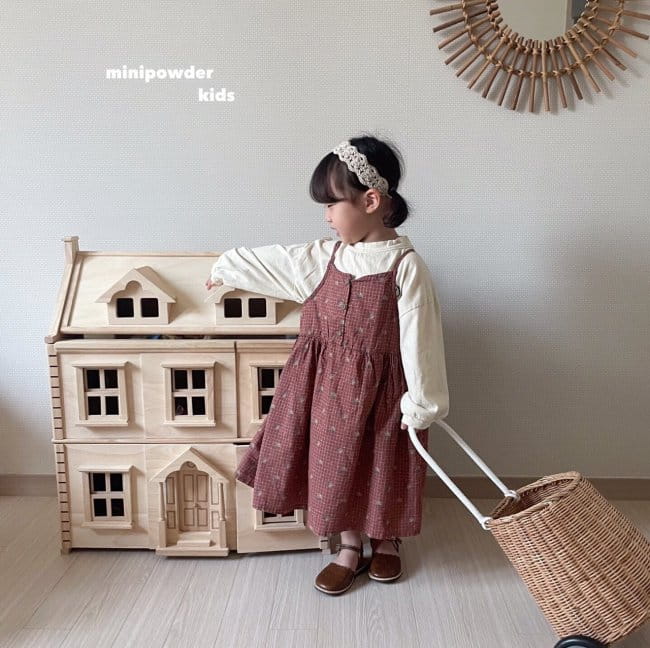 MINI POWDER - Korean Children Fashion - #Kfashion4kids - Apron One-piece - 9