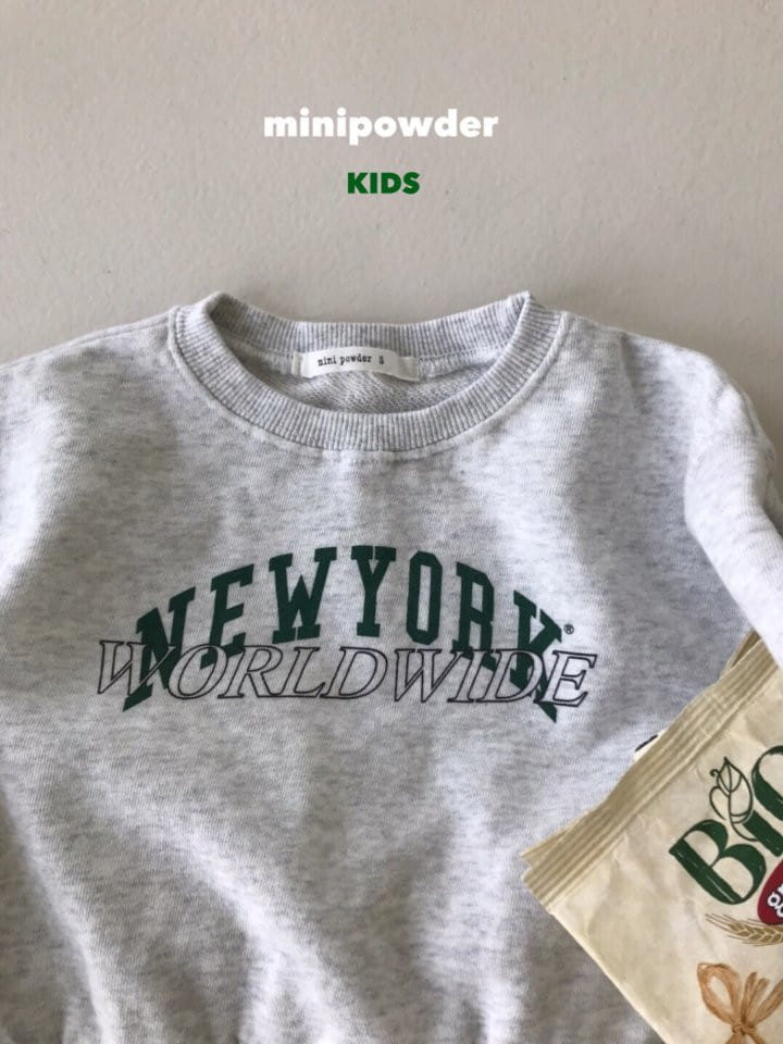 MINI POWDER - Korean Children Fashion - #Kfashion4kids - New York Top Bottom Set - 4