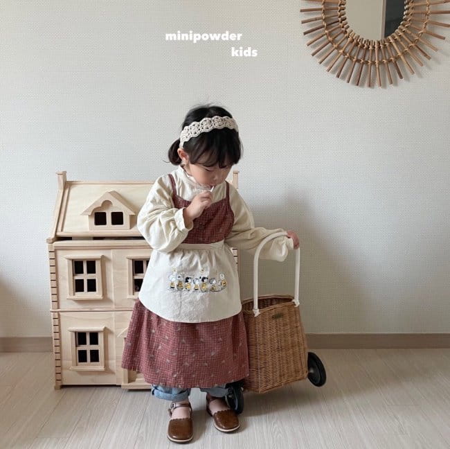 MINI POWDER - Korean Children Fashion - #Kfashion4kids - Snop Apron - 6